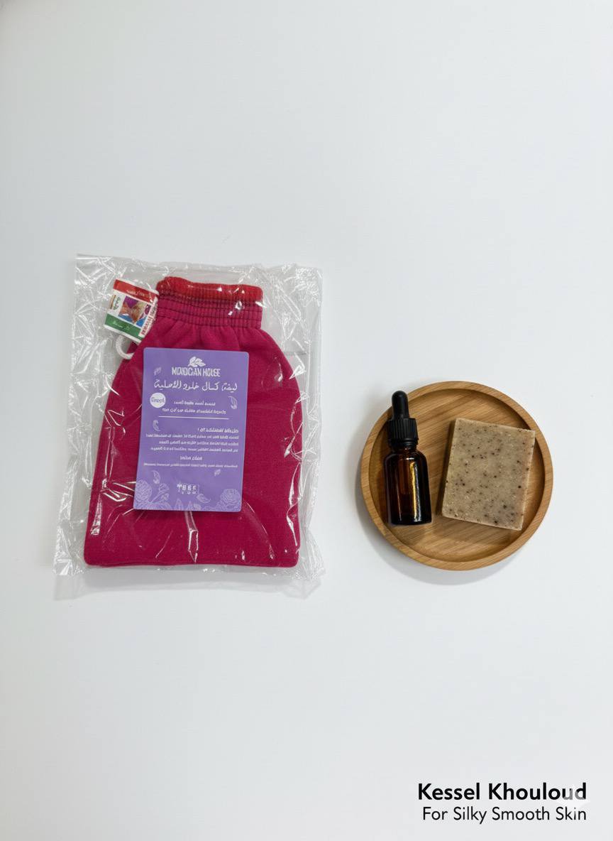 Moroccan House Original Exfoliating Mitt – Ksassal Khouloud