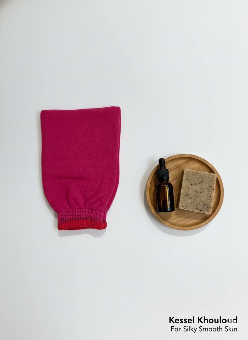 Moroccan House Original Exfoliating Mitt – Ksassal Khouloud