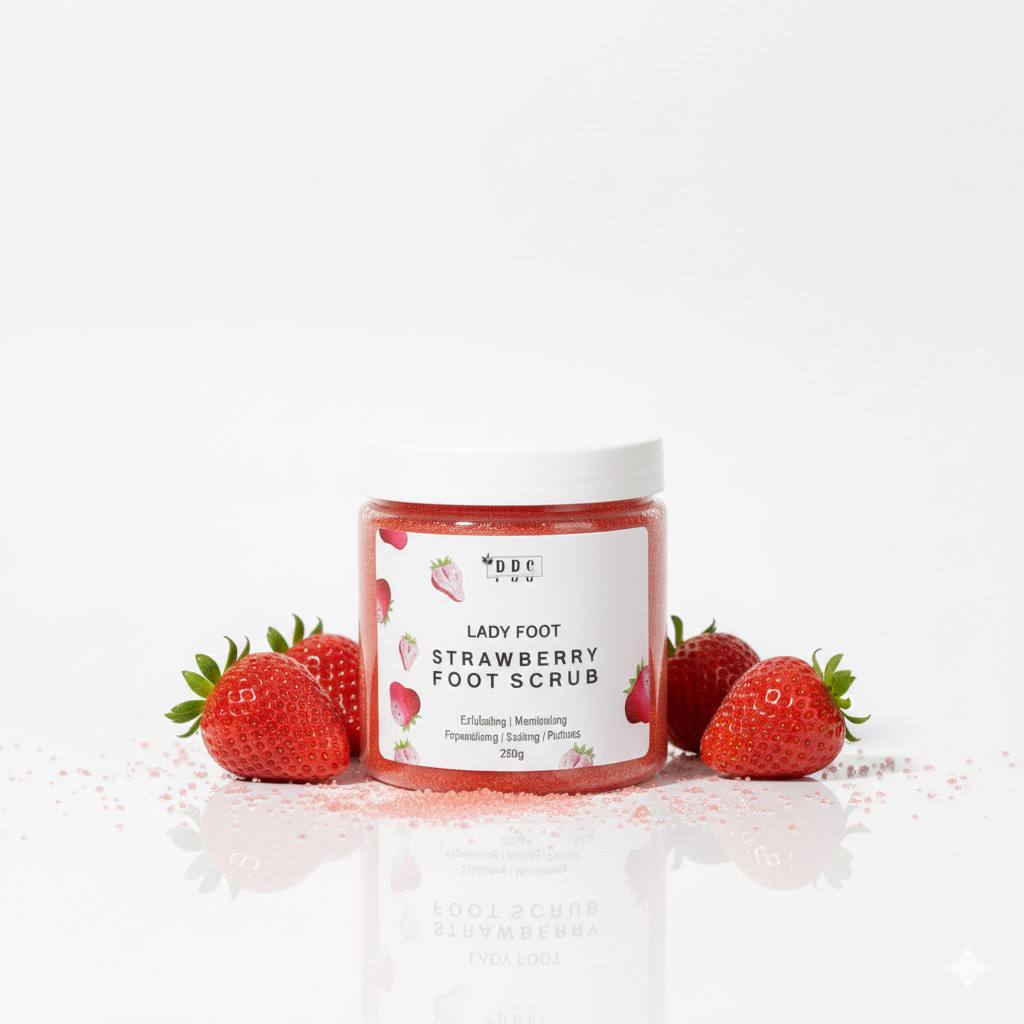 Lady Foot Strawberry Scrub