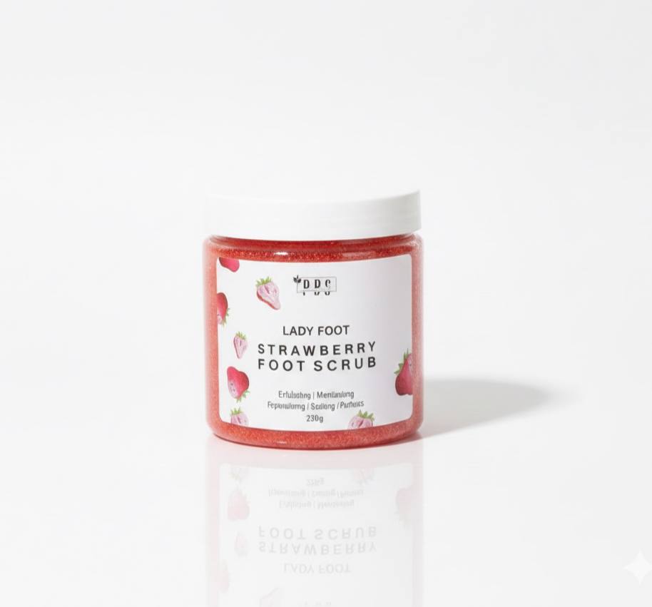 Lady Foot Strawberry Scrub