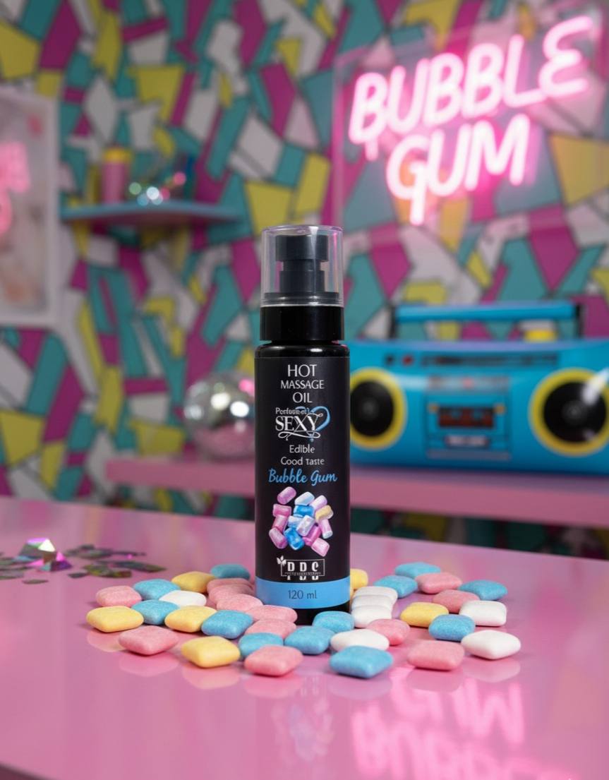 Bubble Gum Hot Massage Oil - (For Married Couples Only)
