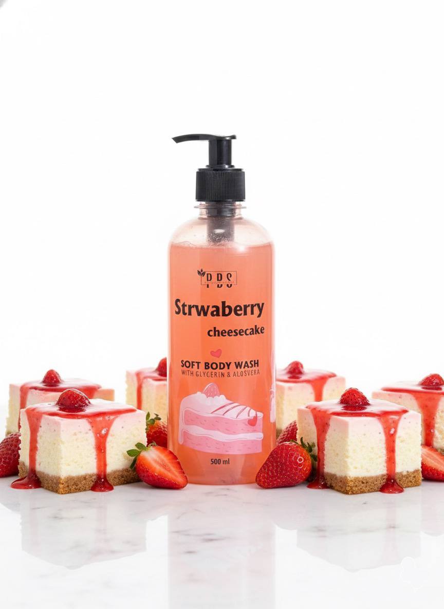 شاور جل PBS سوفت بدي ووش – Strawberry Cheese Cake