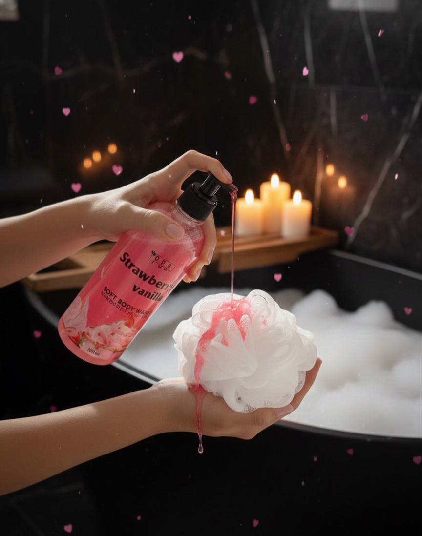 شاور جل PBS سوفت بدي ووش – Strawberry Vanilla