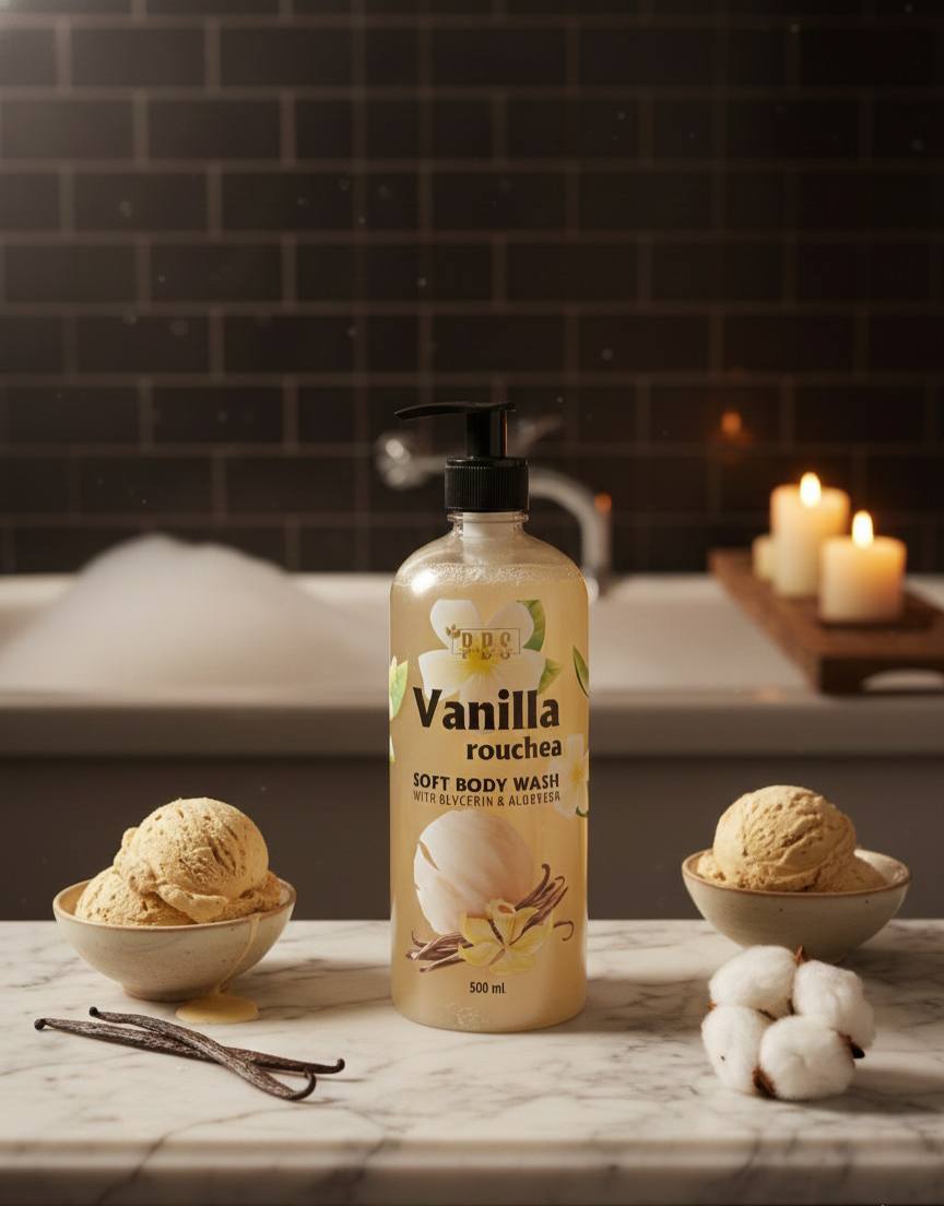 Vanilla Rouchea Soft Body Wash
