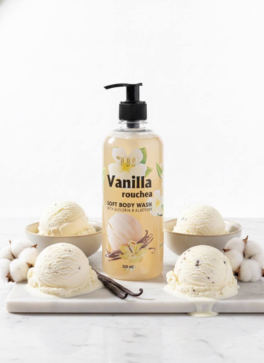 Vanilla Rouchea Soft Body Wash