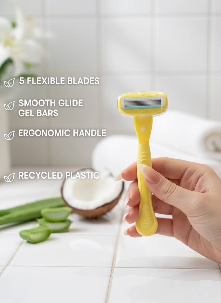غيارات شفرة Epelia Comfortglide Spa Breeze – 5 شفرات