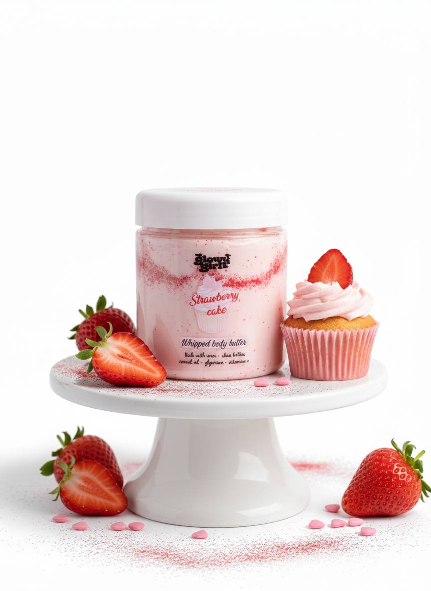 Strawberry Cake creamy Body Butter
