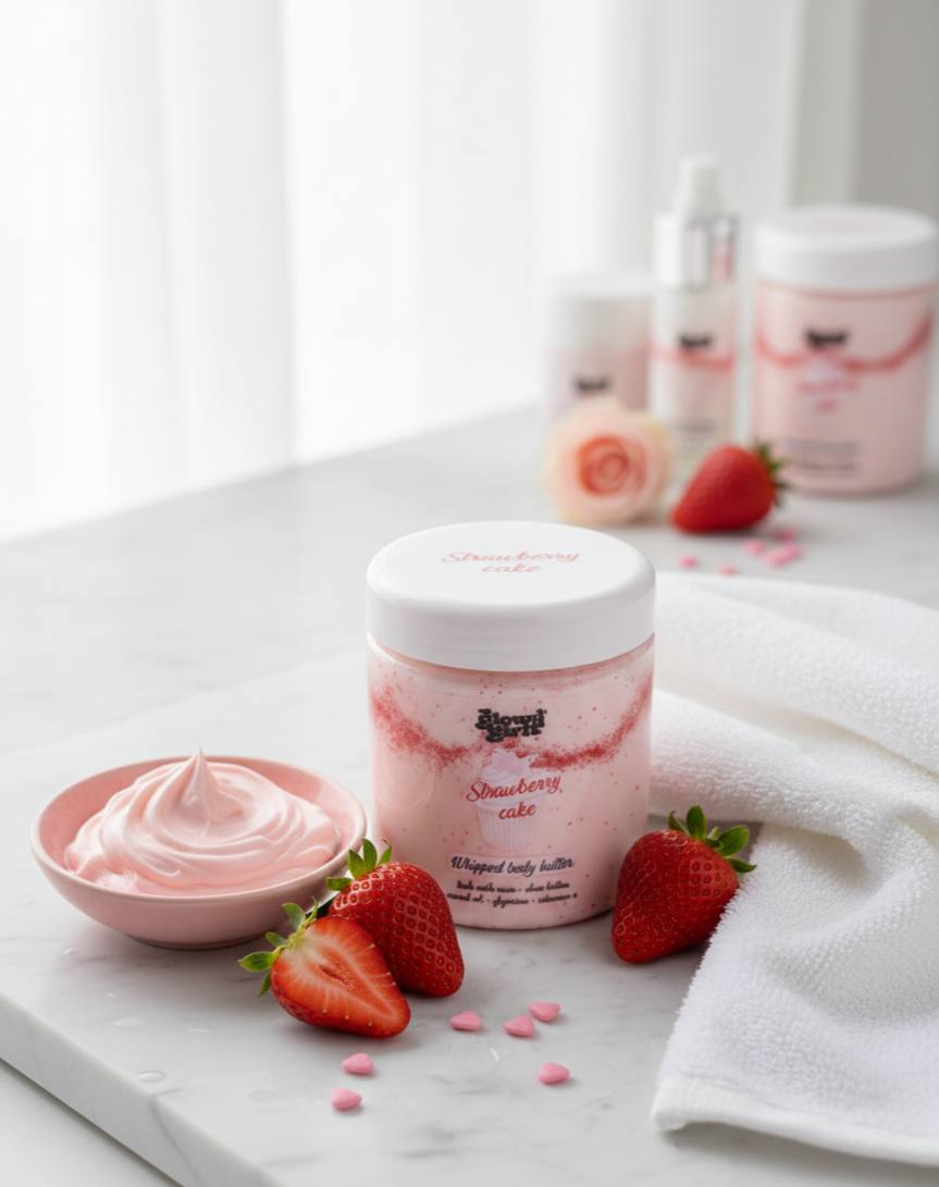 Strawberry Cake creamy Body Butter
