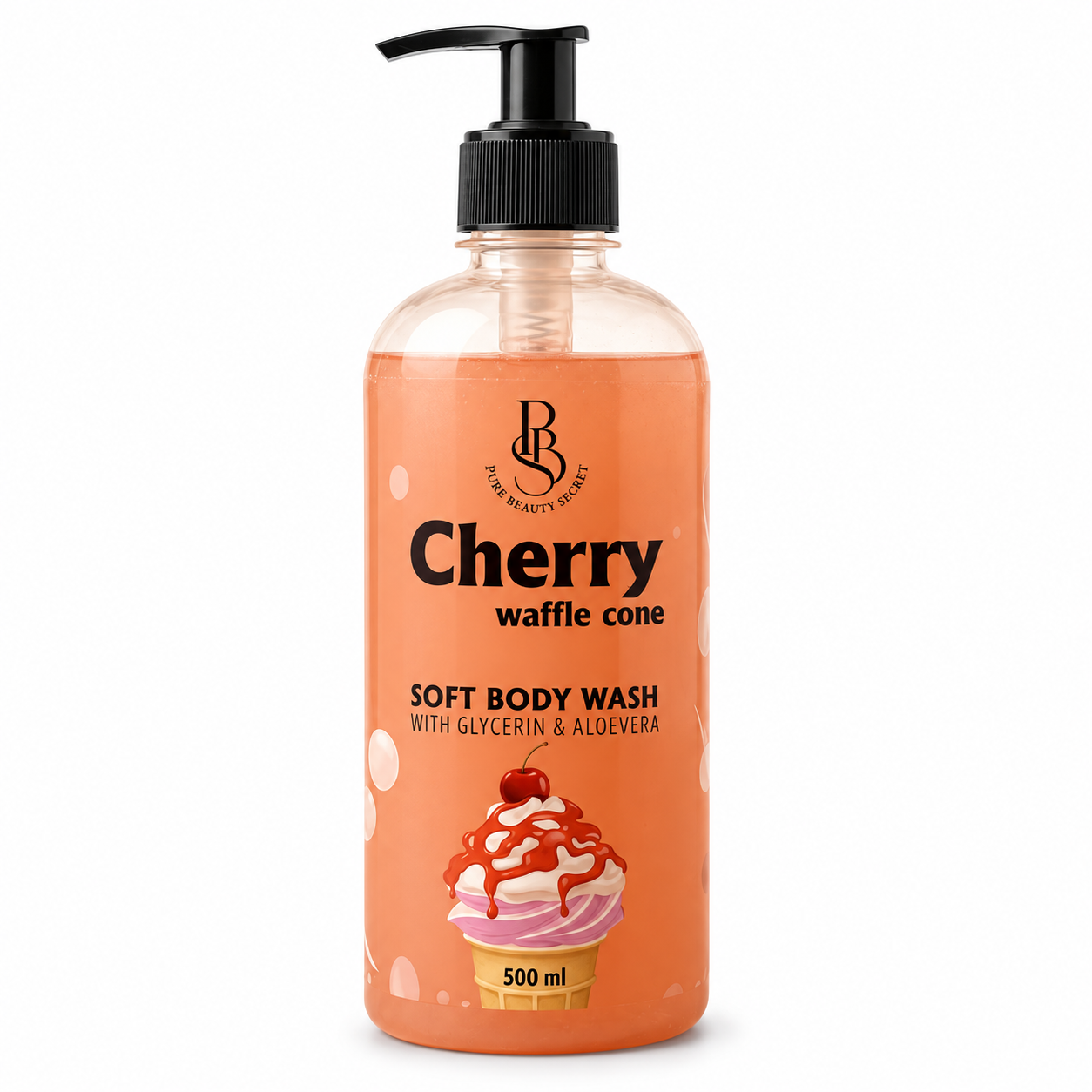 Cherry Waffle Cone Soft Body Wash