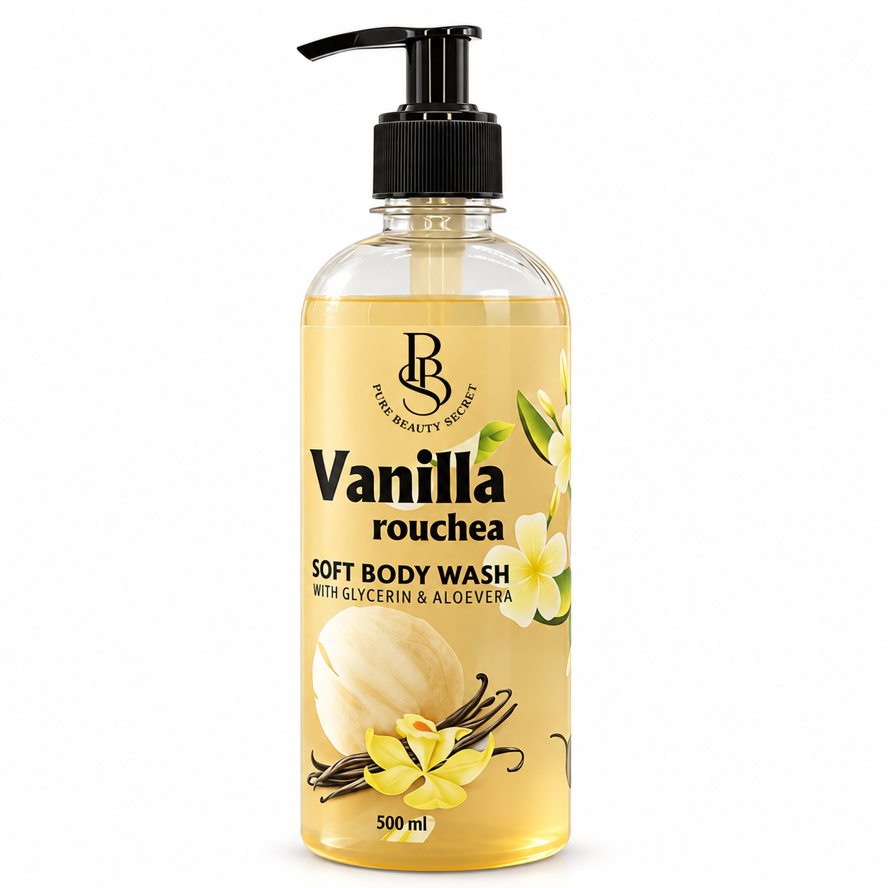 Vanilla Rouchea Soft Body Wash