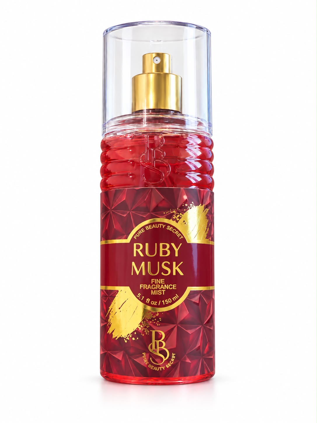 PBS Ruby Musk Fine Fragrance Mist – Pomegranate & Musk Body Mist – 150ml