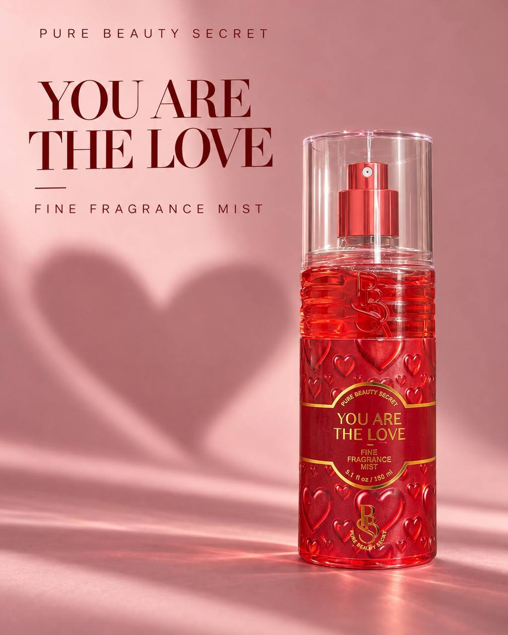 PBS You Are The Love Fine Fragrance Mist – Romantic Feminine Body Mist – 150ml